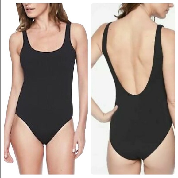 Athleta Other - Athleta Ribbed Scoop Neck One Piece Swimsuit